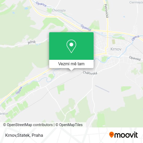 Krnov,Statek mapa