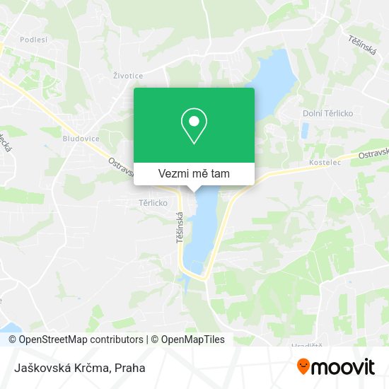 Jaškovská Krčma mapa