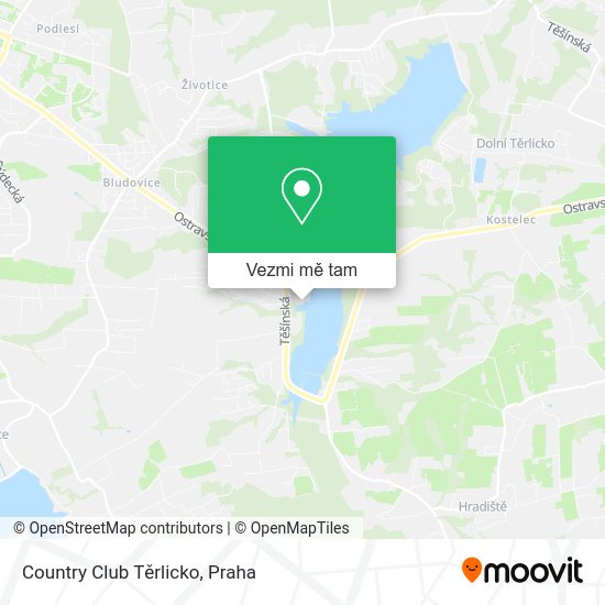 Country Club Těrlicko mapa
