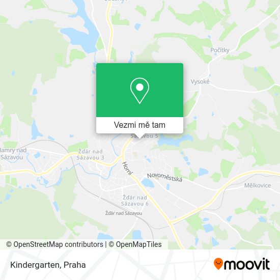 Kindergarten mapa