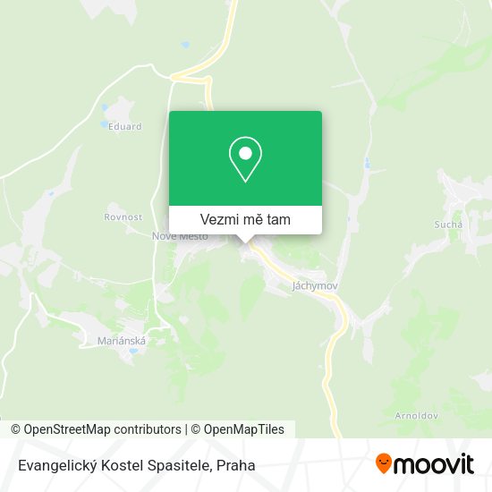 Evangelický Kostel Spasitele mapa