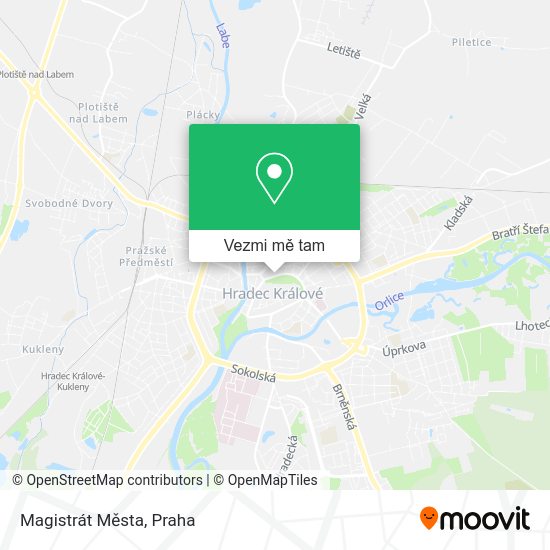 Magistrát Města mapa