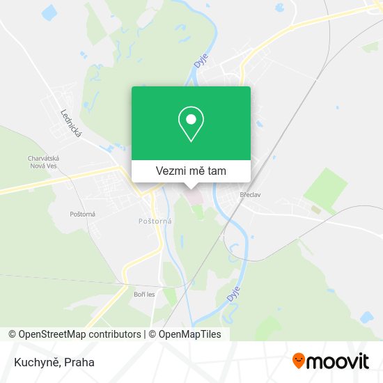 Kuchyně mapa