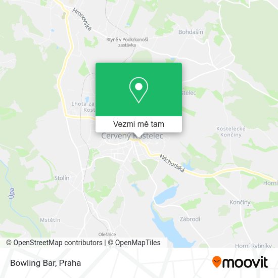 Bowling Bar mapa