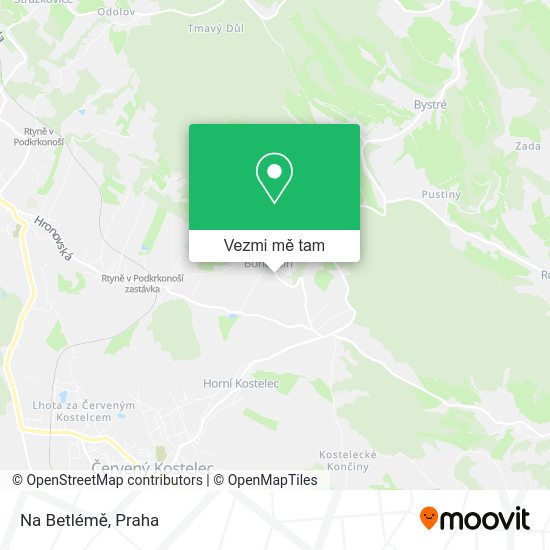 Na Betlémě mapa