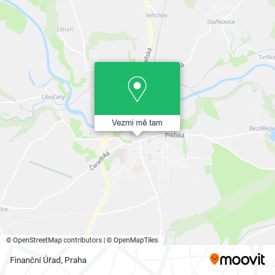 Finanční Úřad mapa