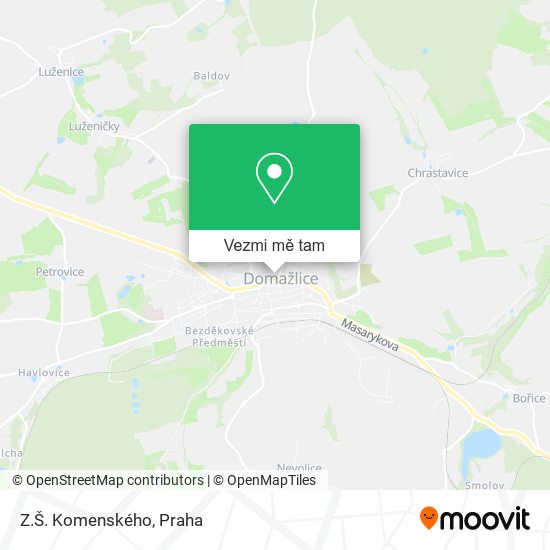 Z.Š. Komenského mapa