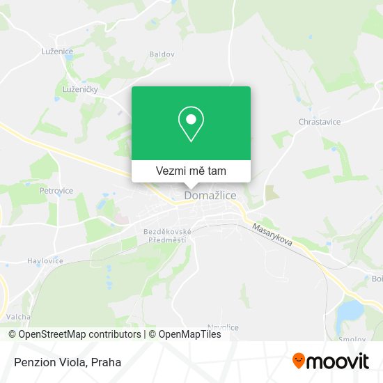 Penzion Viola mapa
