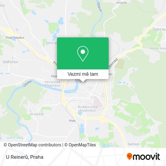 U Reinerů mapa