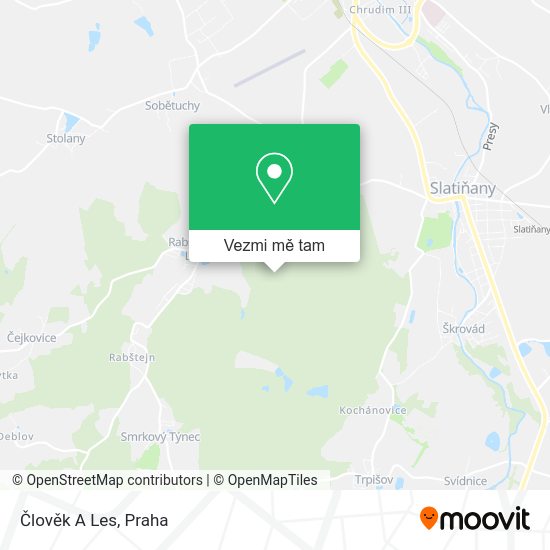 Člověk A Les mapa