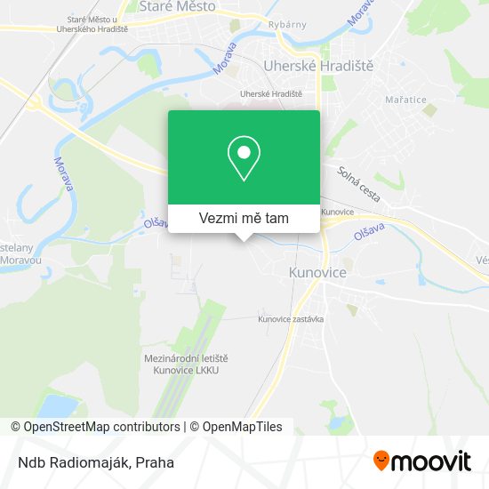 Ndb Radiomaják mapa