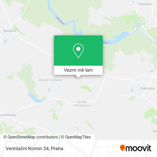 Ventilační Komín 34 mapa