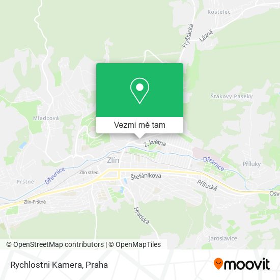 Rychlostni Kamera mapa