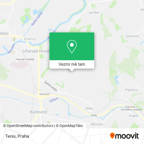 Tenis mapa