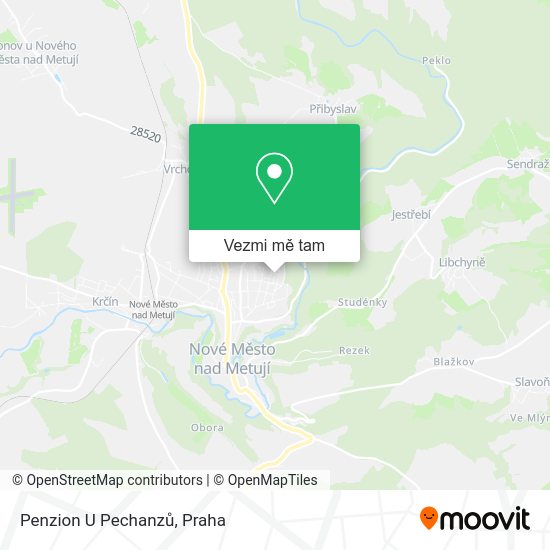 Penzion U Pechanzů mapa