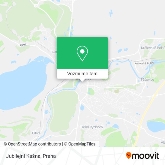 Jubilejní Kašna mapa