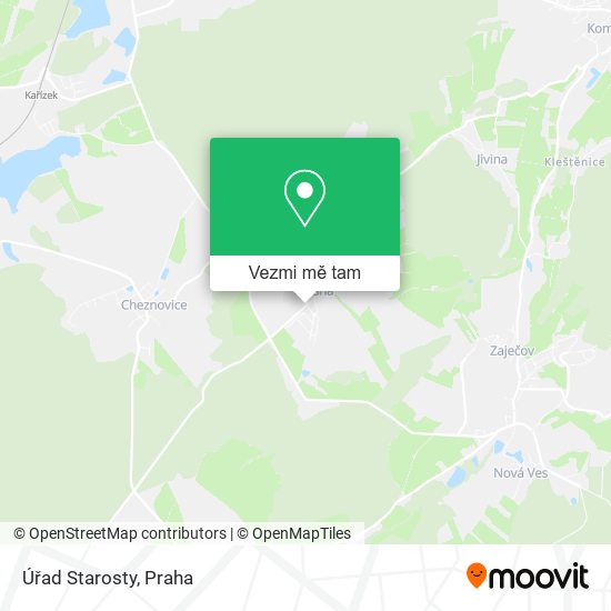 Úřad Starosty mapa