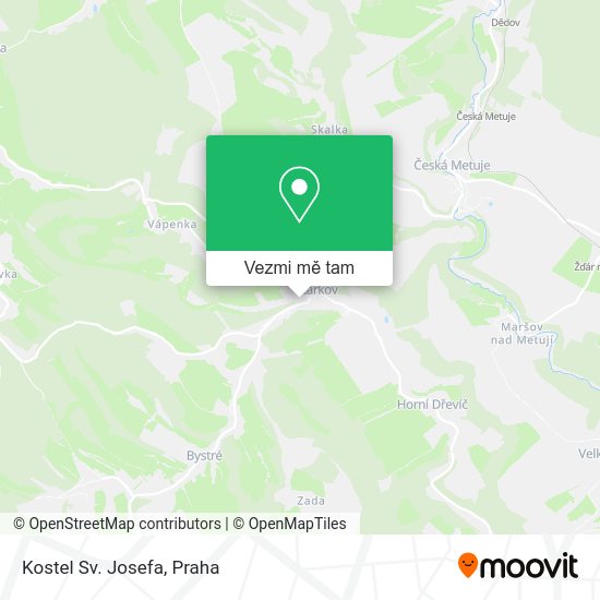 Kostel Sv. Josefa mapa