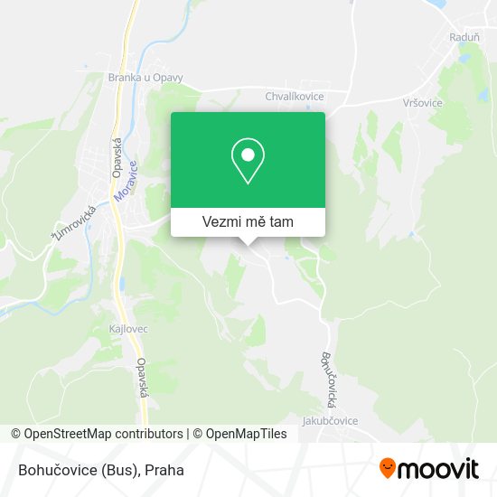 Bohučovice (Bus) mapa