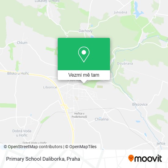 Primary School Daliborka mapa