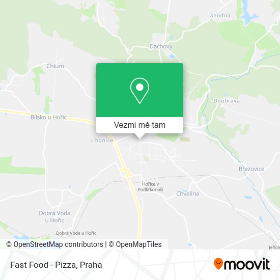 Fast Food - Pizza mapa