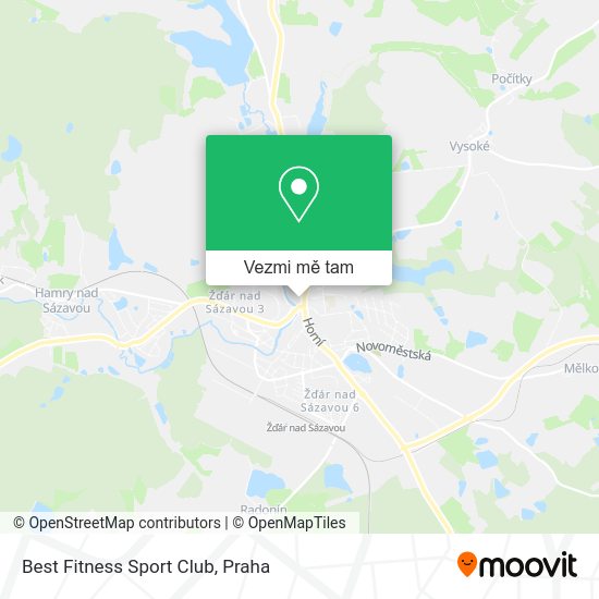 Best Fitness Sport Club mapa