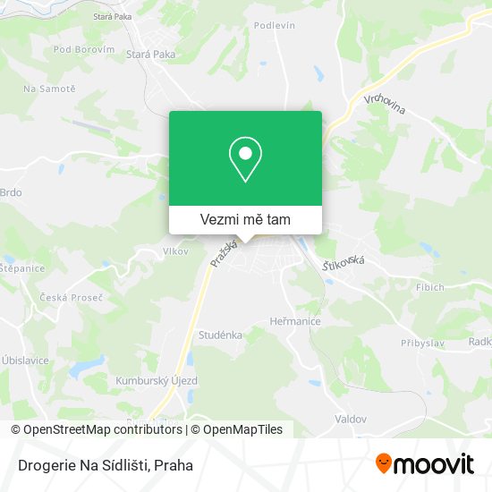 Drogerie Na Sídlišti mapa