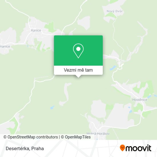 Desertérka mapa