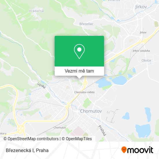 Březenecká I mapa