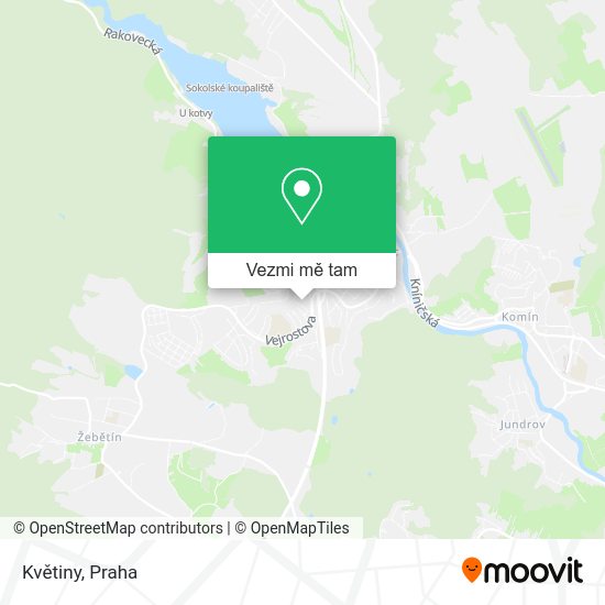 Květiny mapa