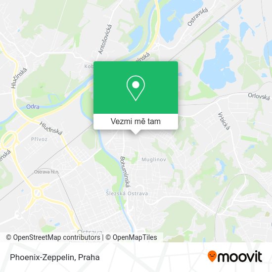 Phoenix-Zeppelin mapa