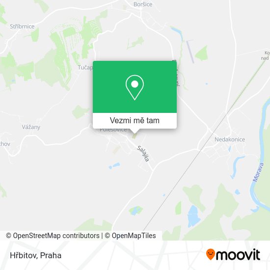 Hřbitov mapa