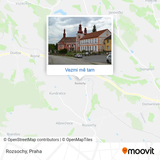 Rozsochy mapa