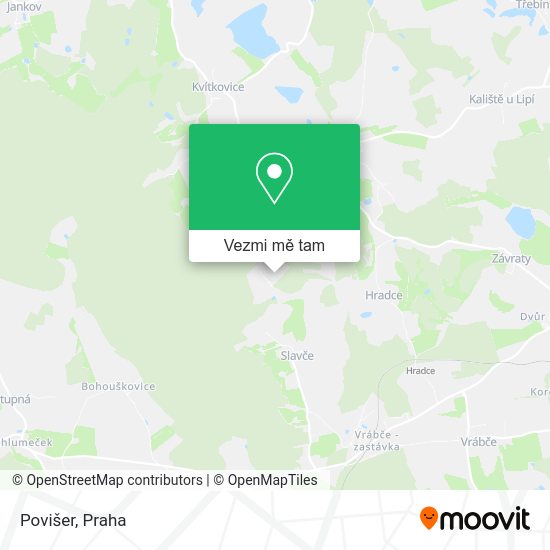 Povišer mapa
