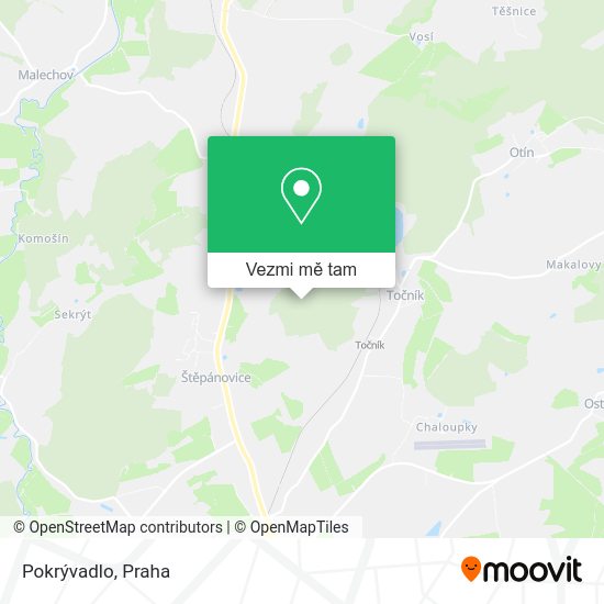 Pokrývadlo mapa