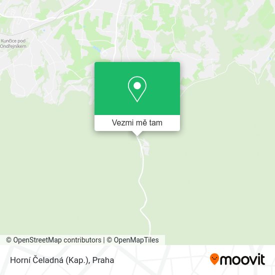 Horní Čeladná (Kap.) mapa