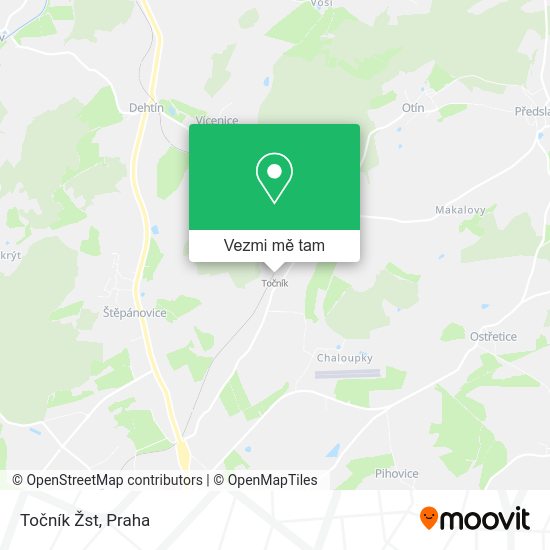Točník Žst mapa