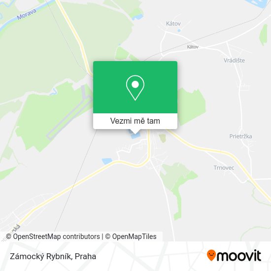 Zámocký Rybník mapa