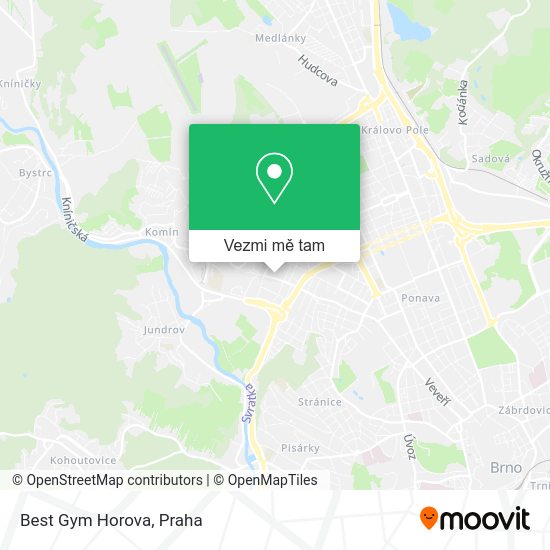 Best Gym Horova mapa