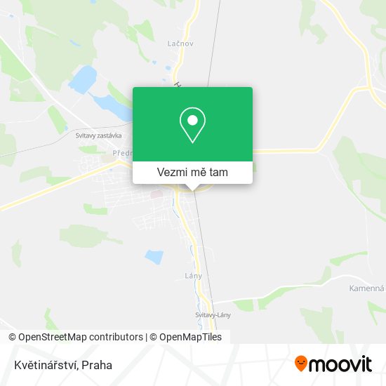 Květinářství mapa