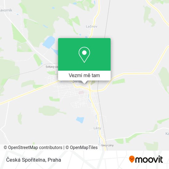Česká Spořitelna mapa