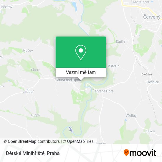 Dětské Minihřiště mapa