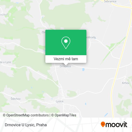 Drnovice U Lysic mapa