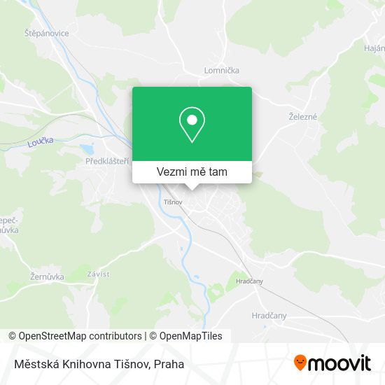 Městská Knihovna Tišnov mapa
