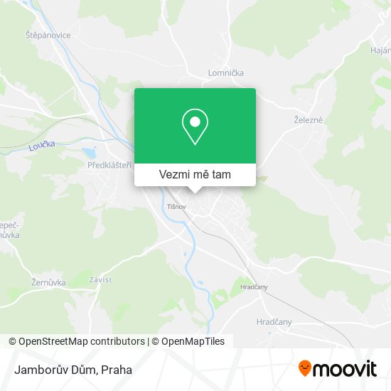 Jamborův Dům mapa