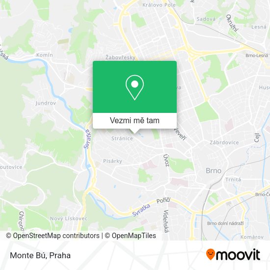 Monte Bú mapa