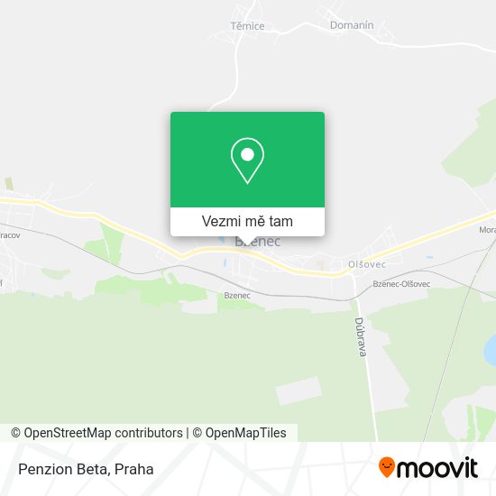 Penzion Beta mapa