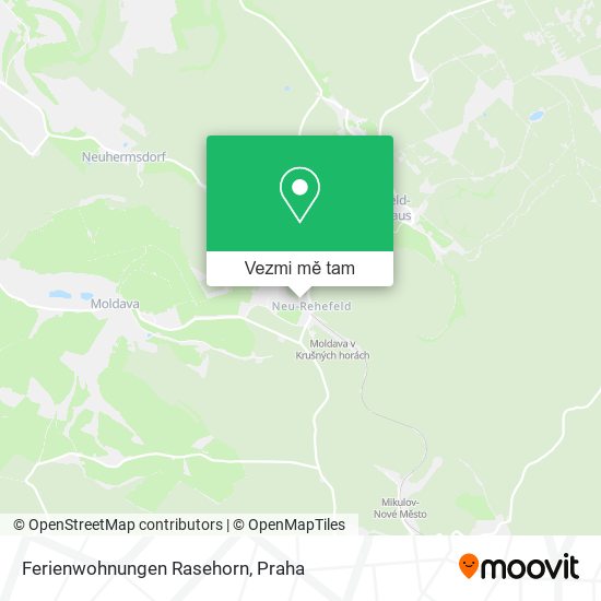 Ferienwohnungen Rasehorn mapa