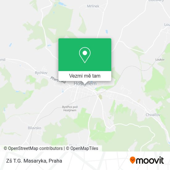 Zš T.G. Masaryka mapa