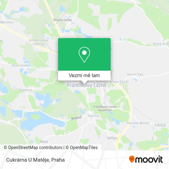 Cukrárna U Matěje mapa
